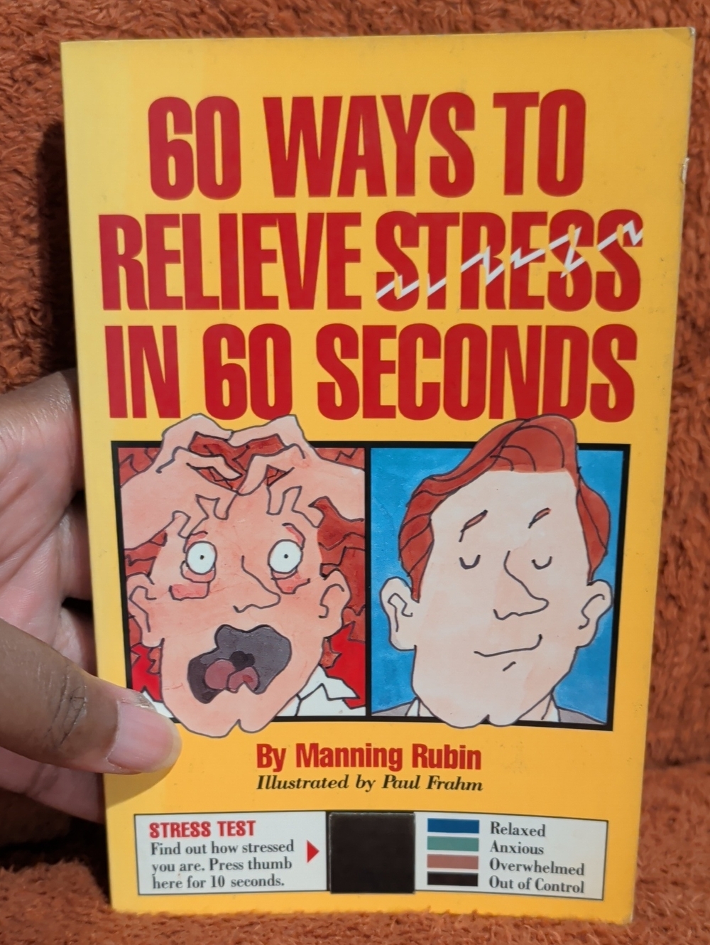 60 Ways to Relieve Stress in 60 Seconds - Yellow
